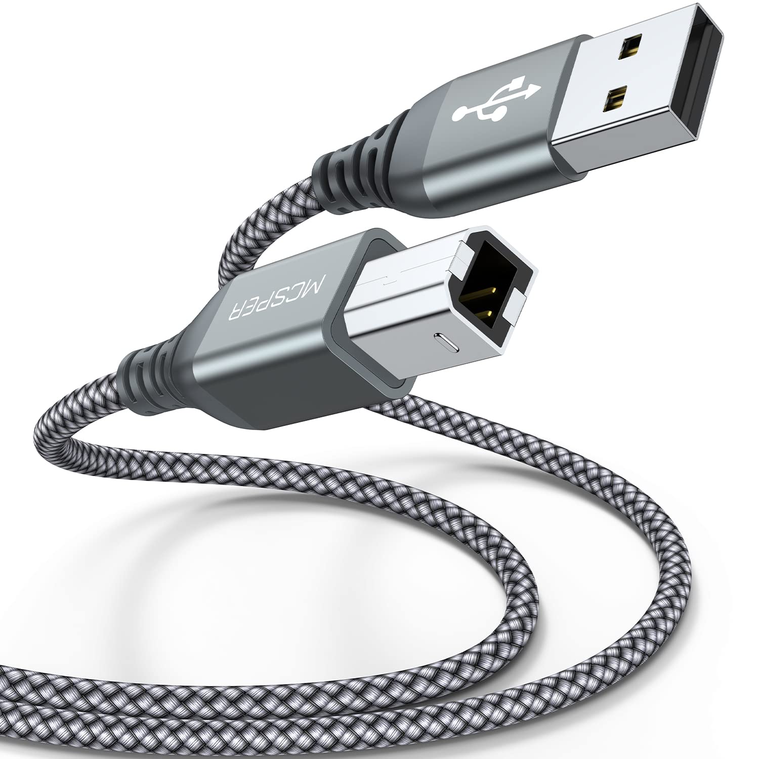 Amazon.com: 2 Pack USB Printer Cable - 5FT USB A to B Cable